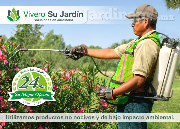 Utilizamos productos no nocivos y de bajo impacto ambiental.