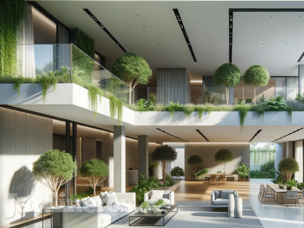Proyecto paisajista en interior