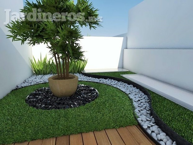 Roof garden minimalista